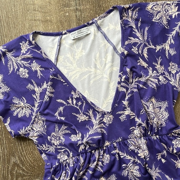 URBAN OUTFITTERS Fit and Flare Tiered Mini Dress Size Medium - Picture 1 of 11